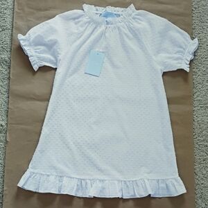 NWT Hill House Katherine Nap Dress White Semi Sheer Swiss Dot size Small